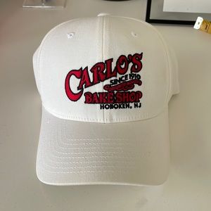 Vintage Carlo’s Bakeshop White Cap Size S-M